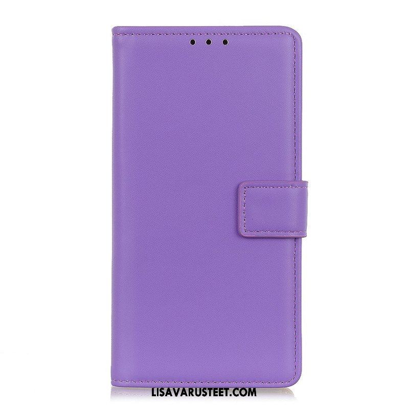 Flip Case Samsung Galaxy M13 Tavallista Keinonahkaa