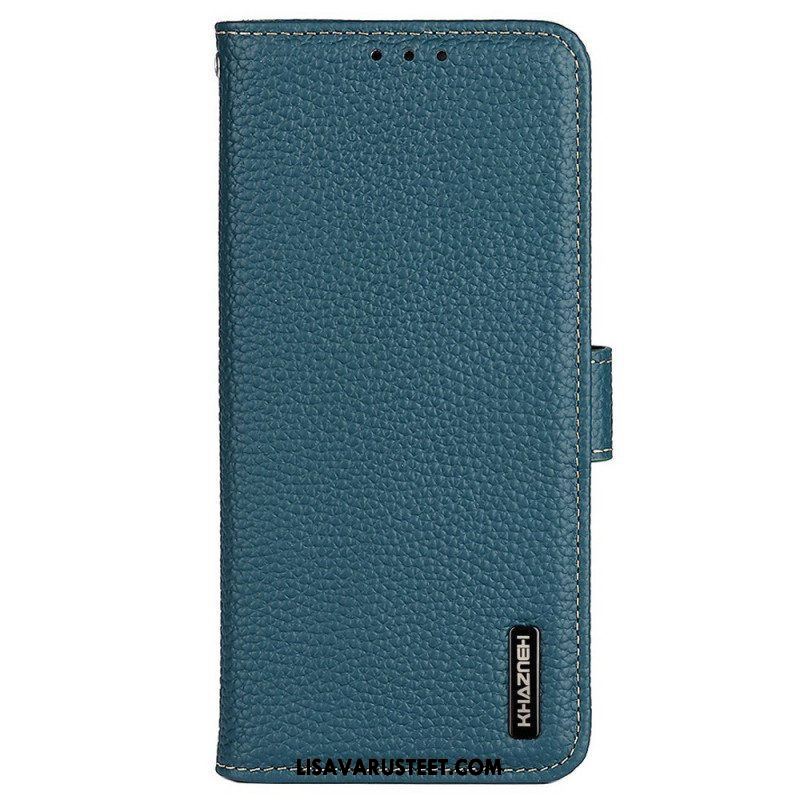 Flip Case Samsung Galaxy M33 5G Khazneh Litsi Nahka