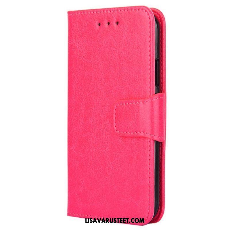 Flip Case Samsung Galaxy M53 5G Vintage Nahkaefekti