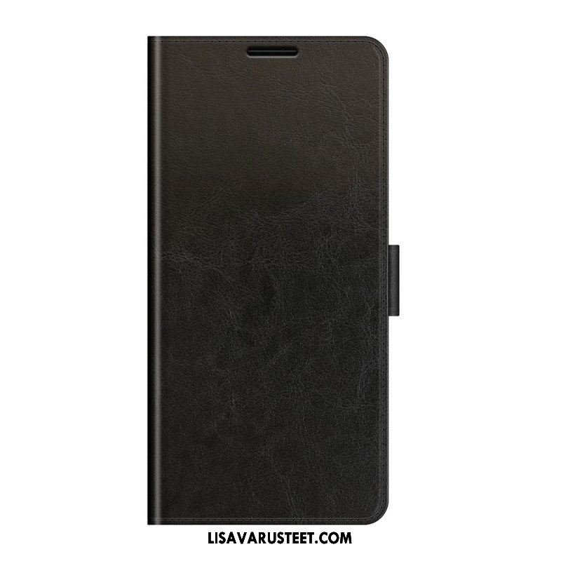 Flip Case Samsung Galaxy S22 Plus 5G Suunnittelija Nahkaefekti