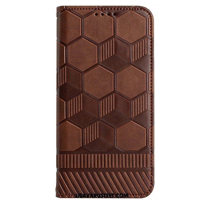 Flip Case Samsung Galaxy S23 5G Jalkapallon Kuvio