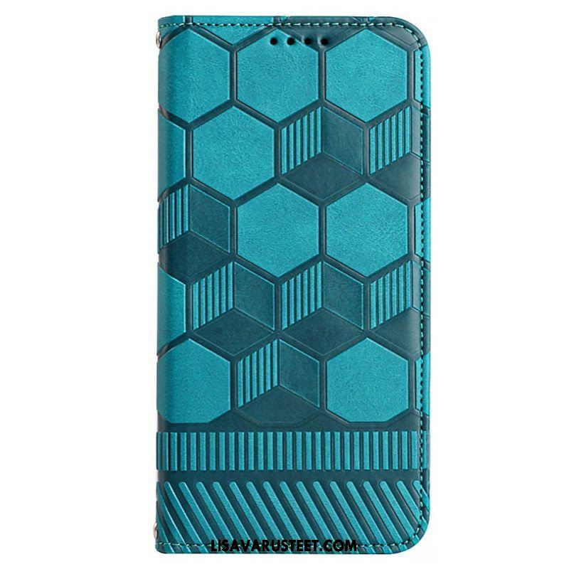 Flip Case Samsung Galaxy S23 5G Jalkapallon Kuvio