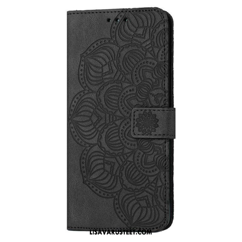 Flip Case Samsung Galaxy S23 Plus 5G Suojaketju Kuori Strappy Mandala