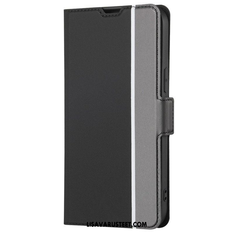 Flip Case Samsung Galaxy S23 Ultra 5G Hieno Kaksivärinen