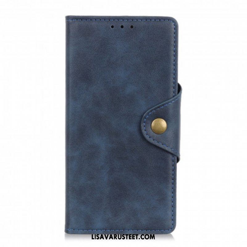 Flip Case Sony Xperia 5 III Keinonahkainen Nappi