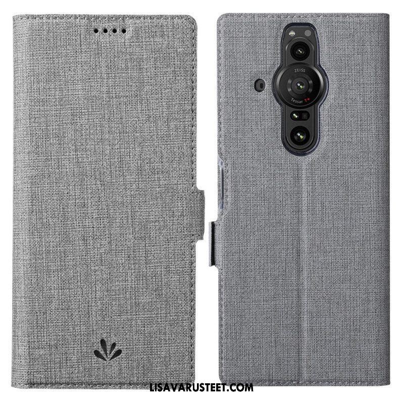 Flip Case Sony Xperia Pro-I Teksturoitu Vili Dmx