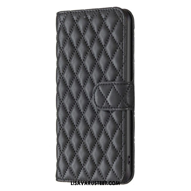 Flip Case Xiaomi 12 Lite Tikattu Tyyli Binfen Väri