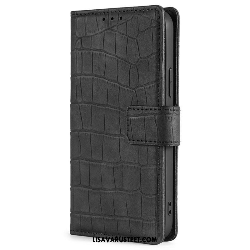 Flip Case Xiaomi 12T / 12T Pro Ihokosketuskrokotiili