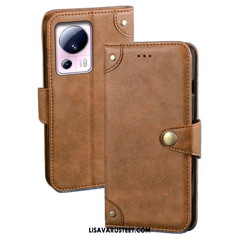 Flip Case Xiaomi 13 Lite Vintage Idewei