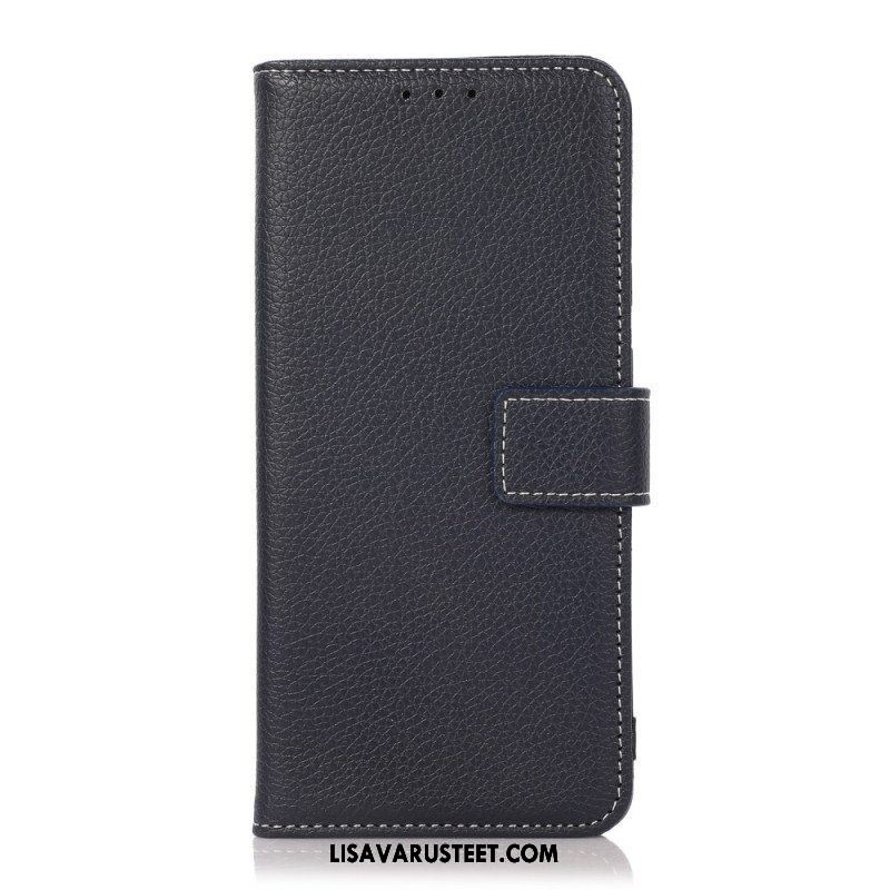 Flip Case Xiaomi Redmi Note 10 Pro Litsi Paljaat Saumat