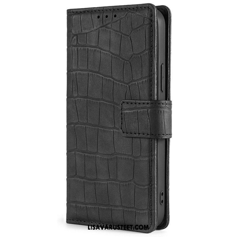 Flip Case Xiaomi Redmi Note 11 Pro / 11 Pro 5G Ihokosketuskrokotiili