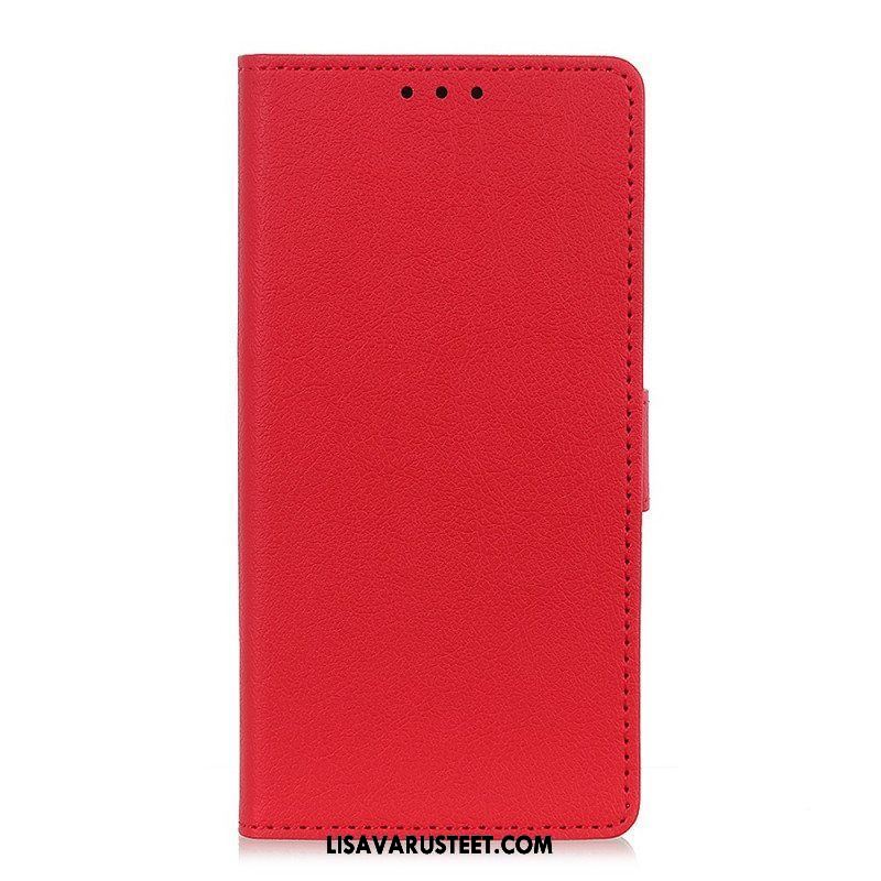 Flip Case Xiaomi Redmi Note 11 Pro Plus 5G Klassinen Nahkaefekti