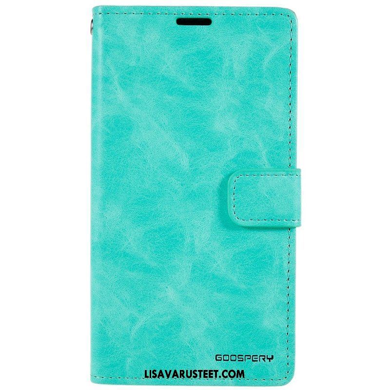 Flip Case iPhone 14 Blue Moon Mercury Goospery