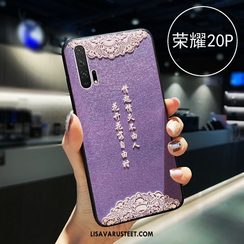 Honor 20 Pro Kuoret Kuori Puhelimen Yksinkertainen Mulberry Silkki Kukkakuvio Kauppa