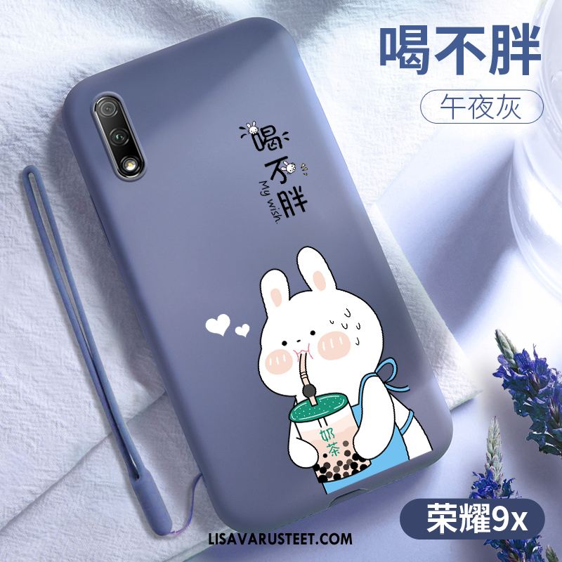 Honor 9x Kuoret Kotelo Silikoni Karkaisu Yksinkertainen Jauhe Halpa