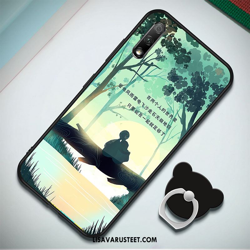 Honor 9x Kuoret Pehmeä Neste Suuntaus Silmukka Rengas Murtumaton Verkossa