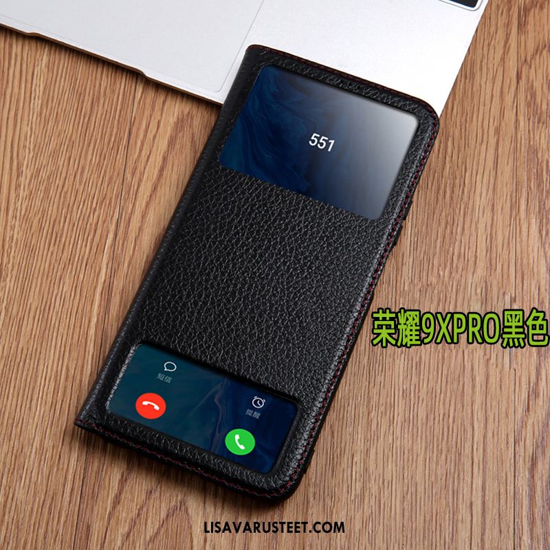 Honor 9x Pro Kuoret Suojaus Aito Nahka Murtumaton All Inclusive Puhelimen Kuori Halvat