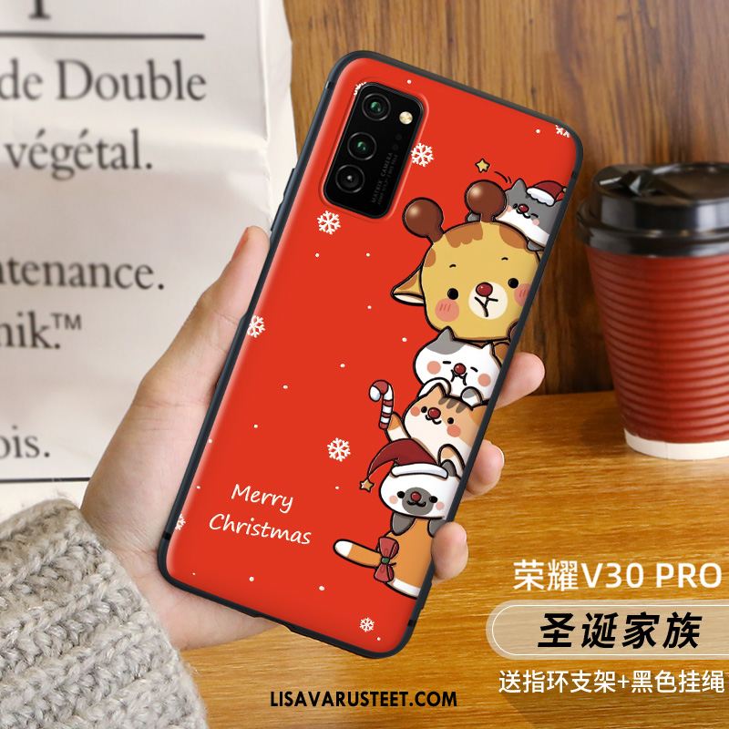 Honor View30 Pro Kuoret Yksinkertainen Joulu Puhelimen Kuori Pesty Suede Osta