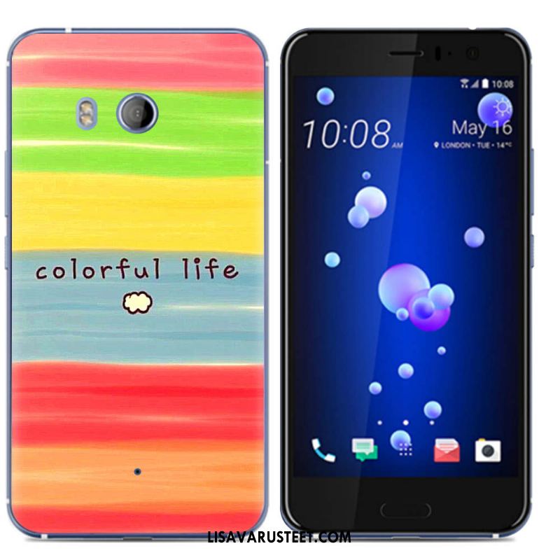 Htc U11 Kuoret Läpinäkyvä Ohut Ultra Pu Maalaus Osta