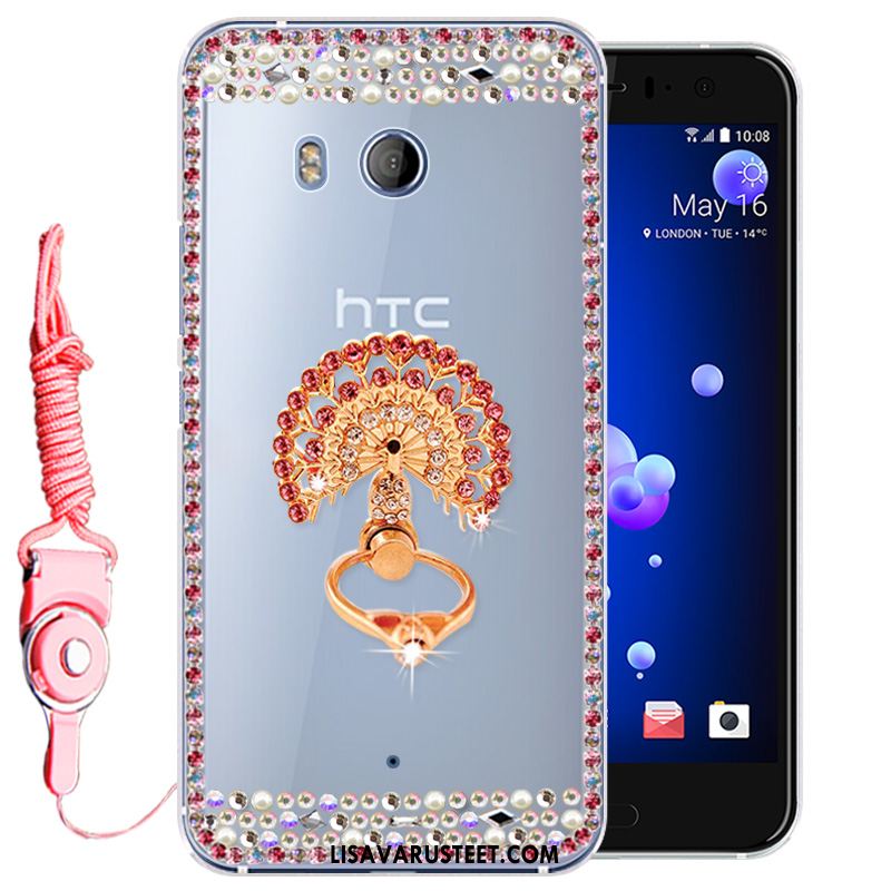 Htc U11 Kuoret Suojaus Silikoni Pehmeä Neste Kotelo Jauhe Halpa