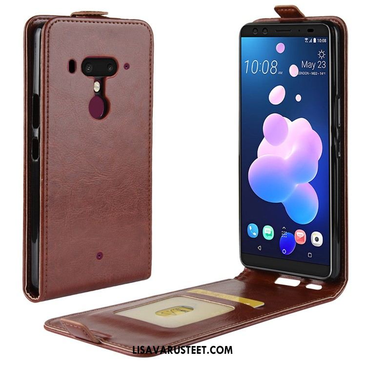 Htc U12+ Kuoret Puhelimen Kotelo Punainen Murtumaton Kuori Halvat