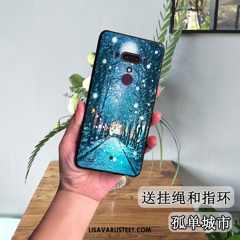 Htc U12+ Kuoret Silikoni Puhelimen Ripustettavat Koristeet Maalaus Kuori Verkossa