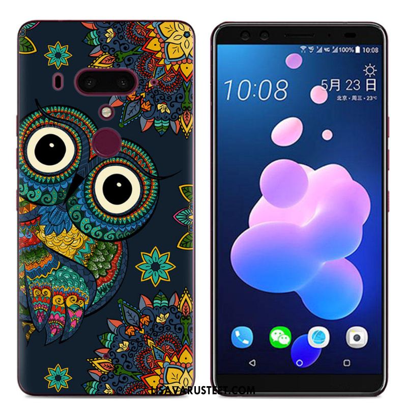 Htc U12+ Kuoret Silikonikuori Puhelimen Suojaus Sarjakuva Luova Myynti