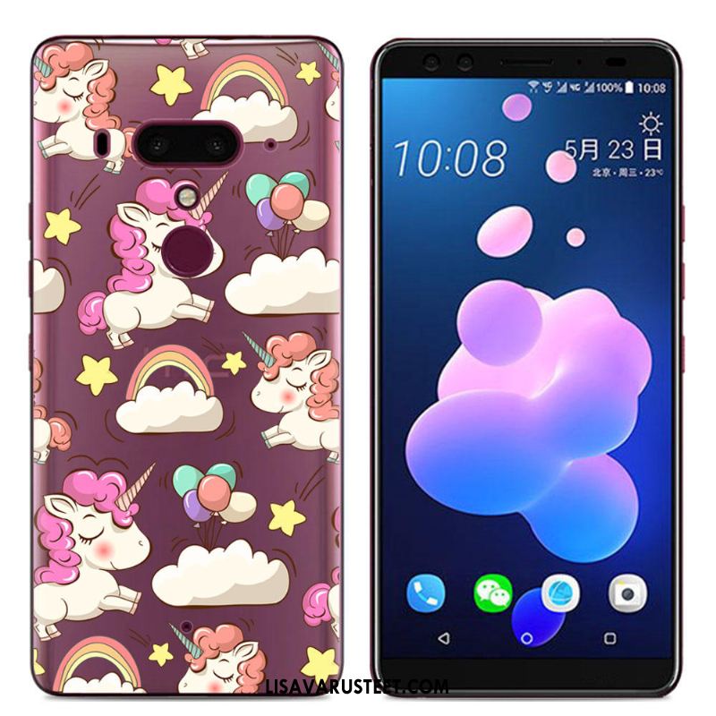 Htc U12+ Kuoret Silikonikuori Puhelimen Suojaus Sarjakuva Luova Myynti