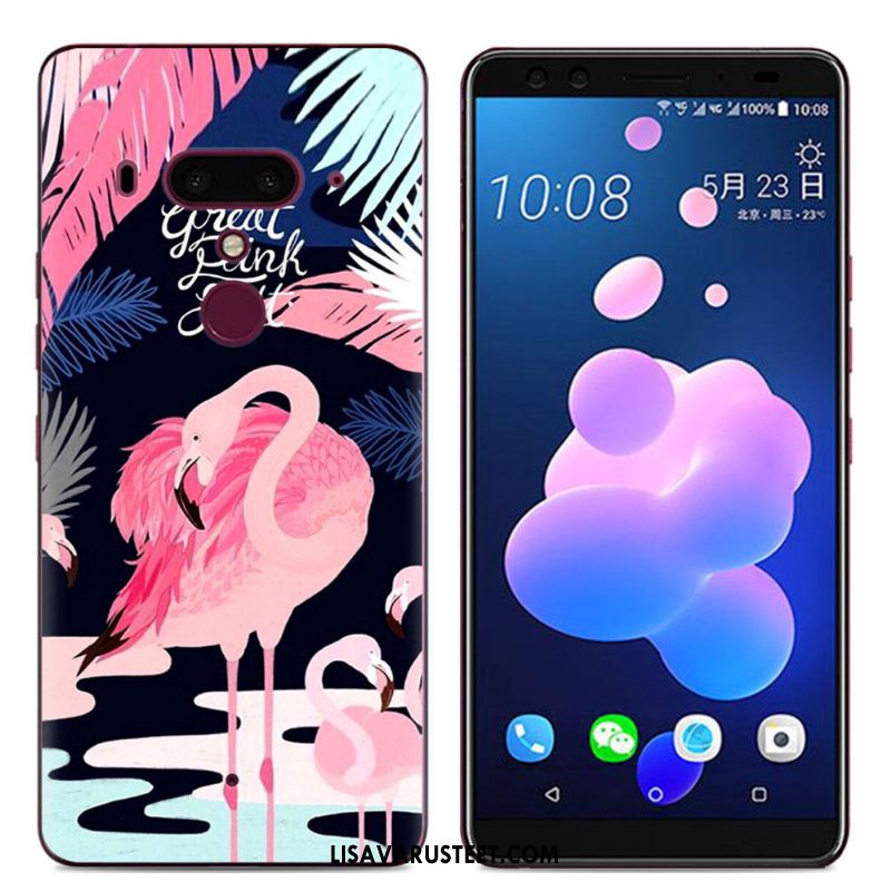 Htc U12+ Kuoret Silikonikuori Puhelimen Suojaus Sarjakuva Luova Myynti