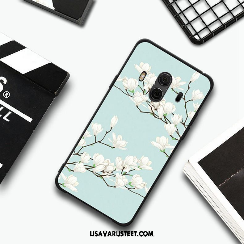 Huawei Mate 10 Kuoret All Inclusive Musta Suojaus Kohokuviointi Puhelimen Kuori Myynti