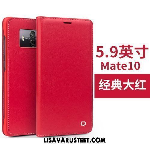 Huawei Mate 10 Kuoret Nahkakotelo Puhelimen Ohut Kuori Suojaus Verkossa