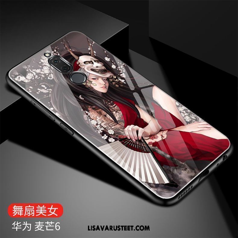 Huawei Mate 10 Lite Kuoret Suojaus Lasi Murtumaton Musta Kevyt Kuori Osta