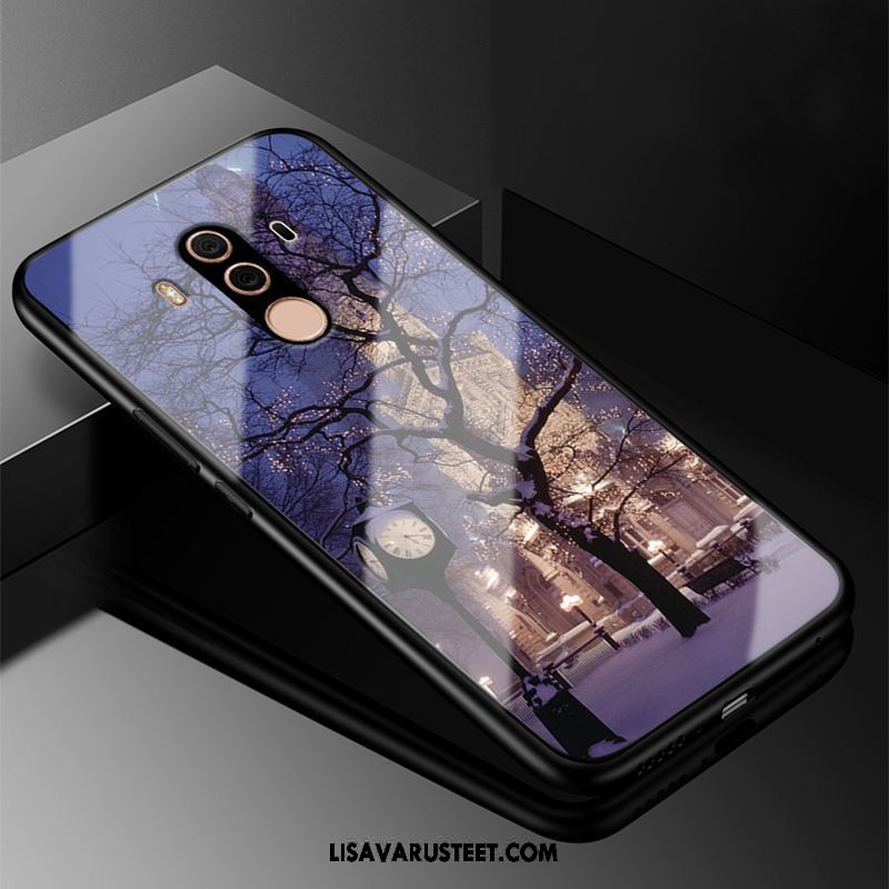 Huawei Mate 10 Pro Kuoret Suojaus Musta Pehmeä Neste Murtumaton Kuori Osta