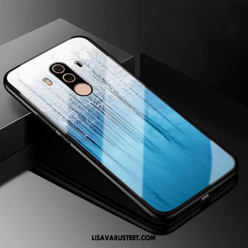 Huawei Mate 10 Pro Kuoret Suojaus Musta Pehmeä Neste Murtumaton Kuori Osta