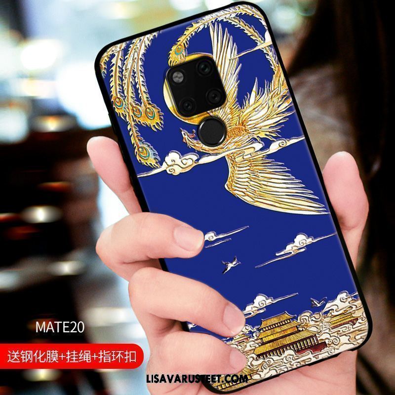 Huawei Mate 20 Kuoret Luova Kuori Pesty Suede Persoonallisuus Murtumaton Myynti