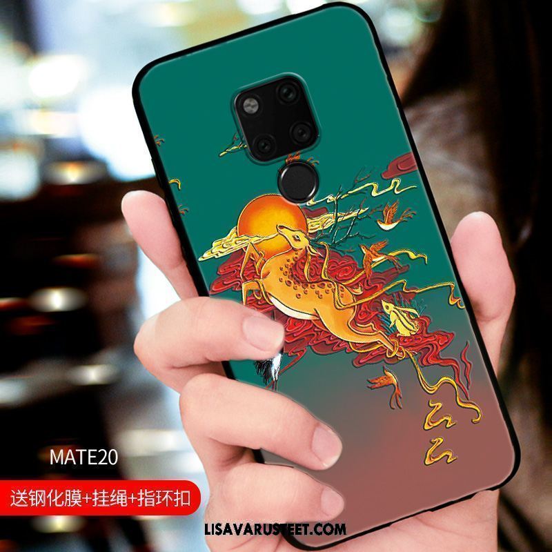 Huawei Mate 20 Kuoret Luova Kuori Pesty Suede Persoonallisuus Murtumaton Myynti