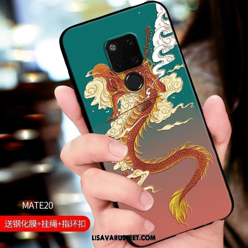 Huawei Mate 20 Kuoret Luova Kuori Pesty Suede Persoonallisuus Murtumaton Myynti