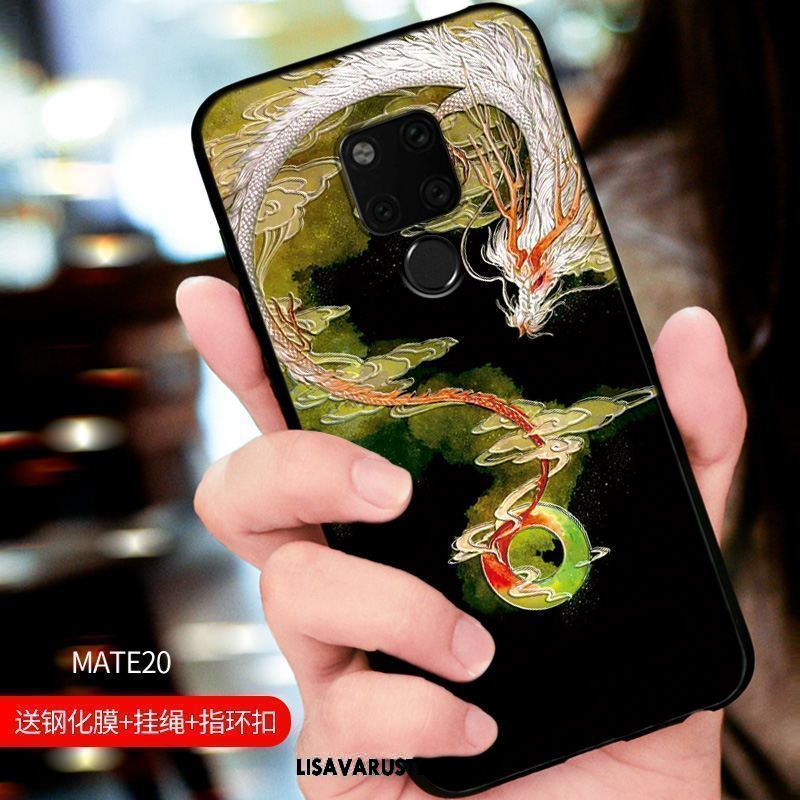 Huawei Mate 20 Kuoret Luova Kuori Pesty Suede Persoonallisuus Murtumaton Myynti