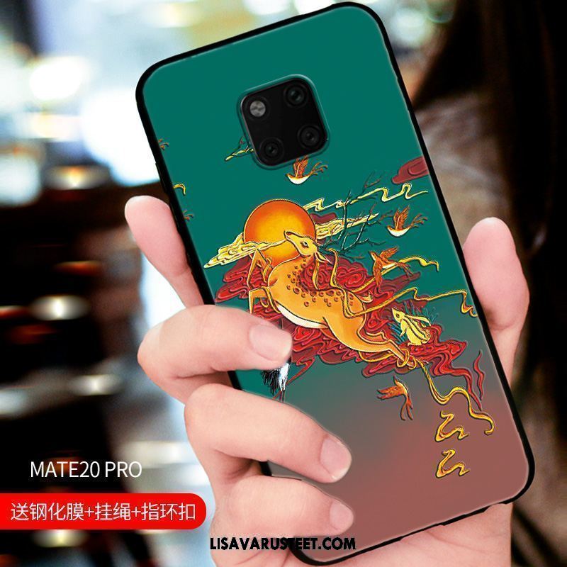 Huawei Mate 20 Kuoret Luova Kuori Pesty Suede Persoonallisuus Murtumaton Myynti