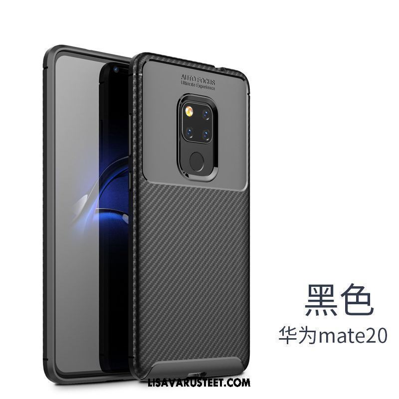 Huawei Mate 20 Kuoret Pehmeä Neste Pesty Suede Murtumaton Silikoni Kuori Osta