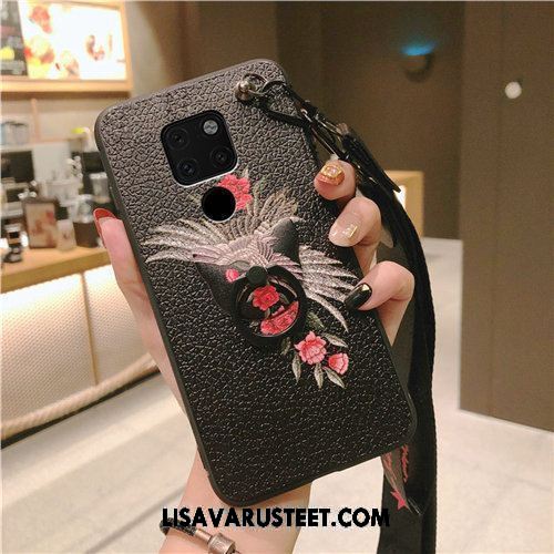 Huawei Mate 20 Kuoret Ylellisyys Pesty Suede Ultra Ripustettavat Koristeet Kuori Halpa