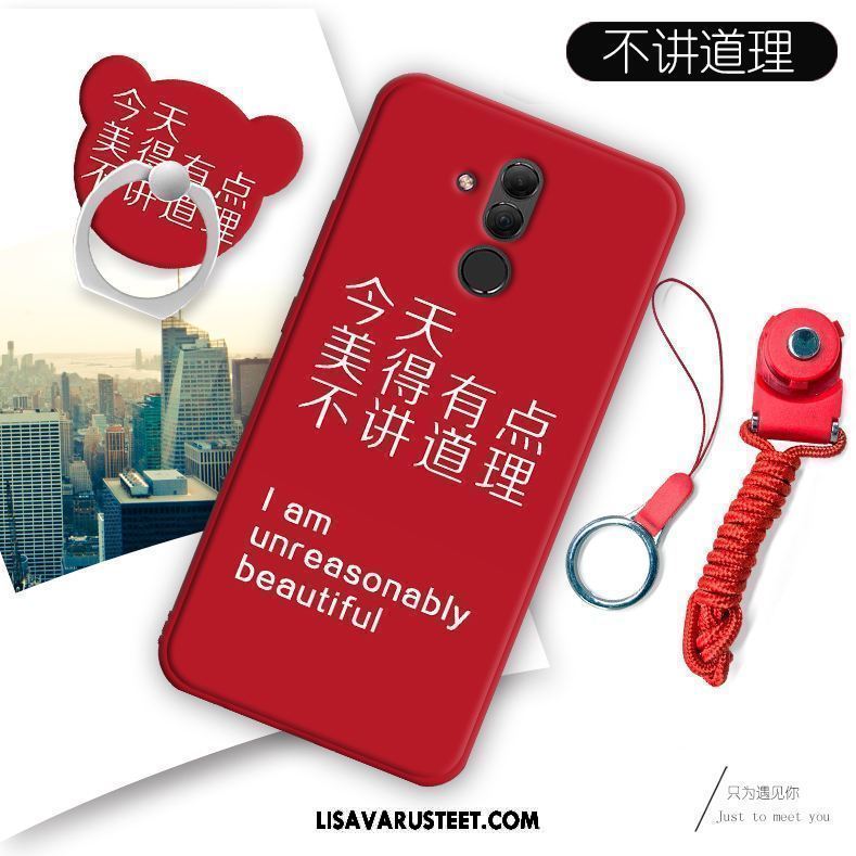 Huawei Mate 20 Lite Kuoret Kuori Kotelo Ripustettavat Koristeet Murtumaton Musta Myynti