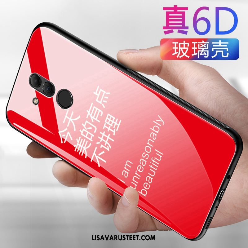 Huawei Mate 20 Lite Kuoret Musta Net Red Pehmeä Neste Kotelo Persoonallisuus Tarjous