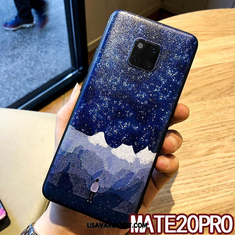 Huawei Mate 20 Pro Kuoret Kohokuviointi Murtumaton Ripustettavat Koristeet Persoonallisuus Silikoni Verkossa