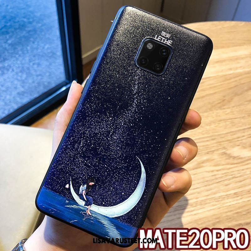 Huawei Mate 20 Pro Kuoret Kohokuviointi Murtumaton Ripustettavat Koristeet Persoonallisuus Silikoni Verkossa