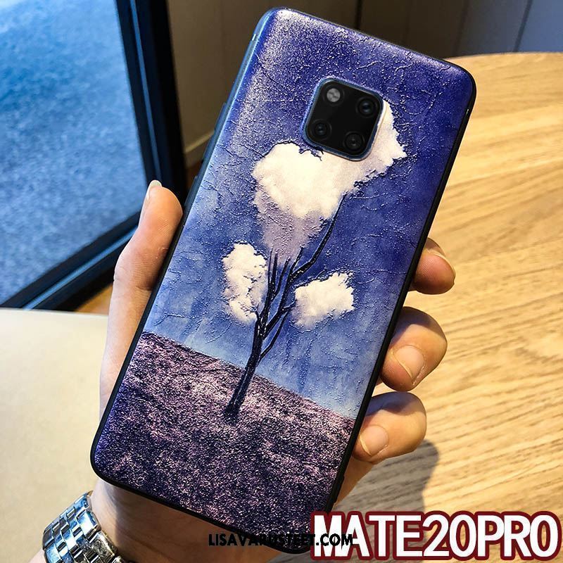 Huawei Mate 20 Pro Kuoret Kohokuviointi Murtumaton Ripustettavat Koristeet Persoonallisuus Silikoni Verkossa