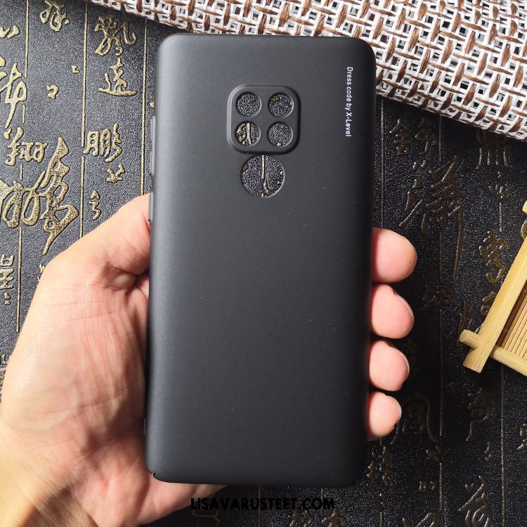 Huawei Mate 20 X Kuoret Kova All Inclusive Pesty Suede Kotelo Punainen Myynti