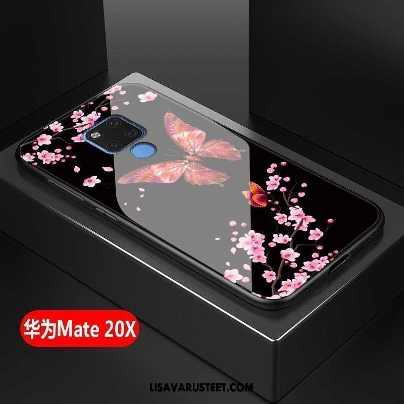 Huawei Mate 20 X Kuoret Luova Suojaus Columbia Silikoni Lasi Verkossa