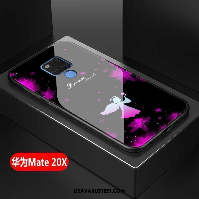 Huawei Mate 20 X Kuoret Luova Suojaus Columbia Silikoni Lasi Verkossa