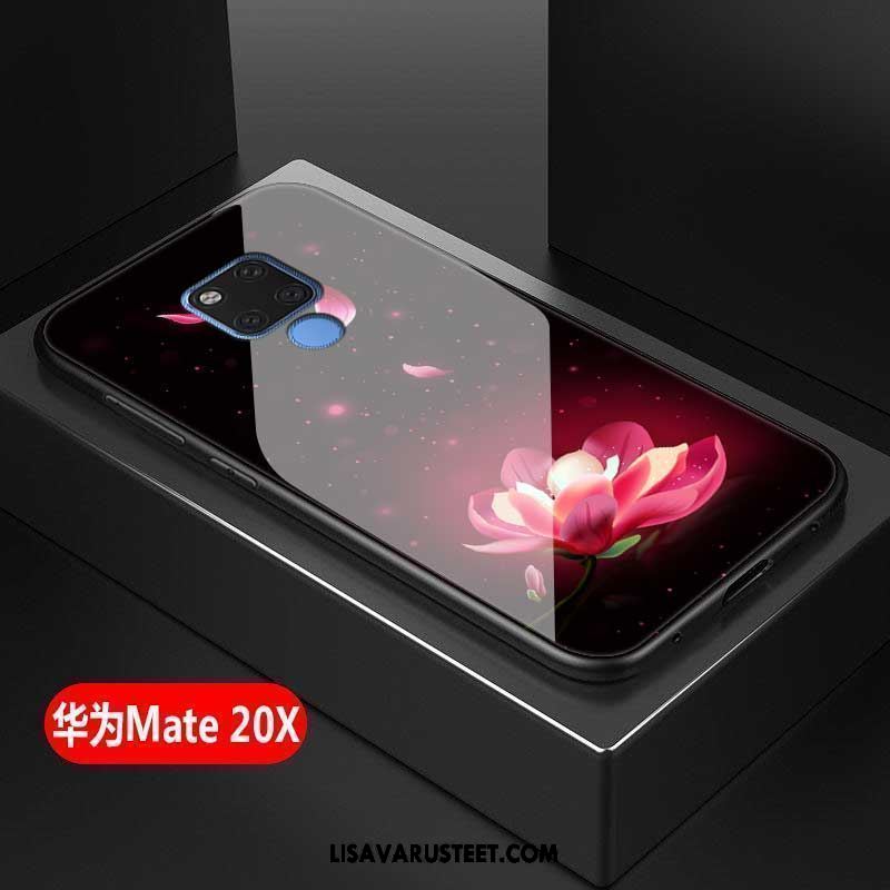 Huawei Mate 20 X Kuoret Luova Suojaus Columbia Silikoni Lasi Verkossa